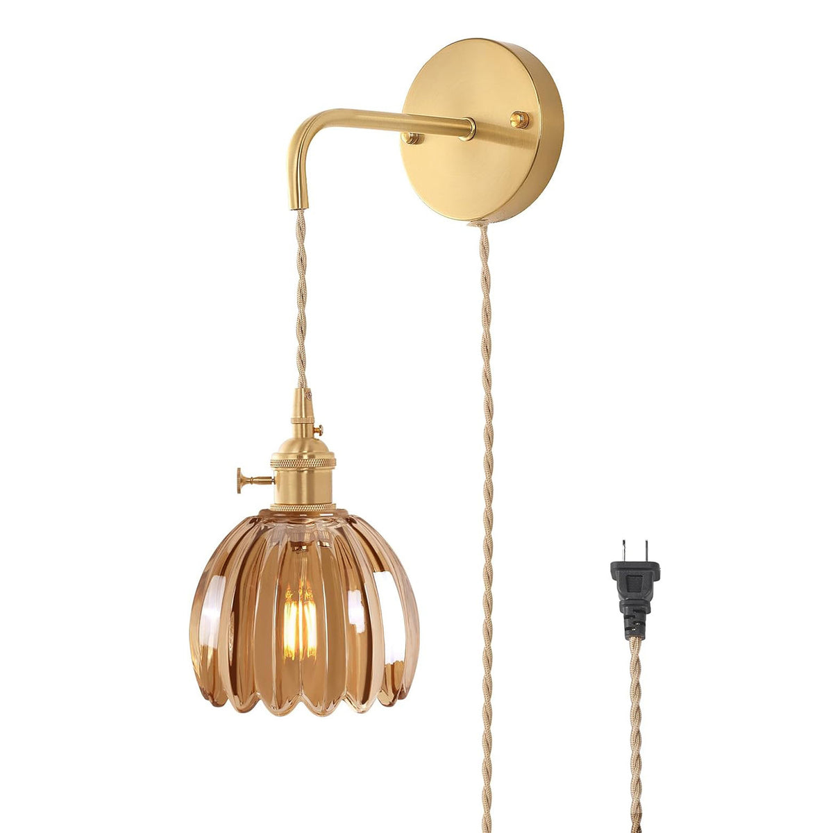 Headboard wall lamp