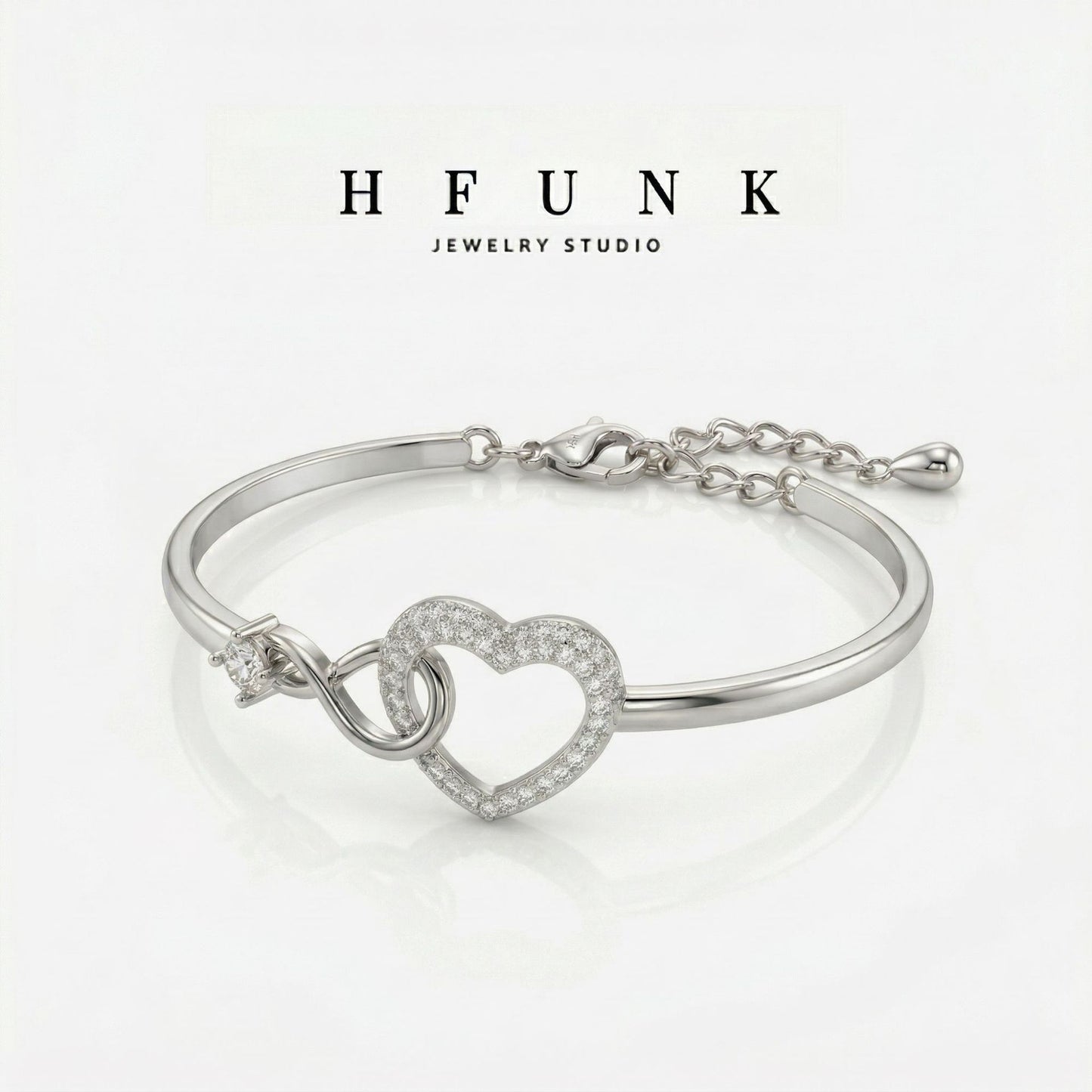 Heart-shaped Hollow-out Bracelet