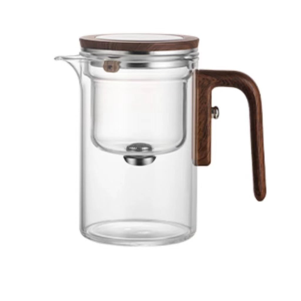Heat-Resistant Glass Teapot with Magnetic Lid