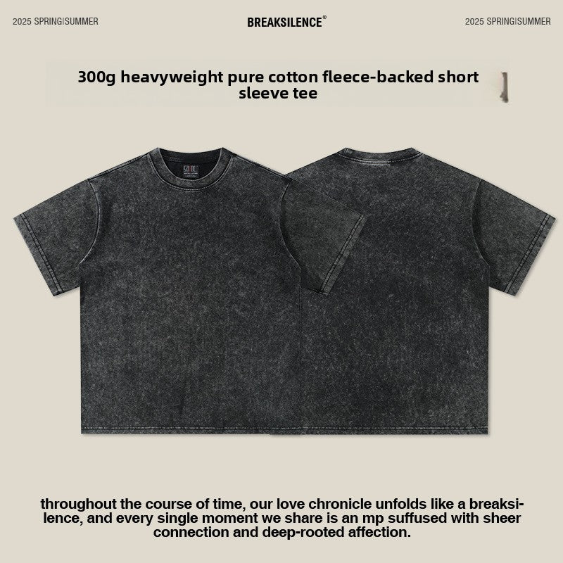 Heavyweight Washed Cotton T-Shirt