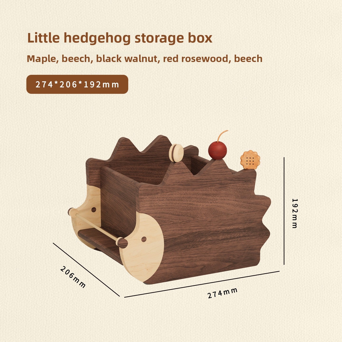 Hedgehog Desktop Storage Box