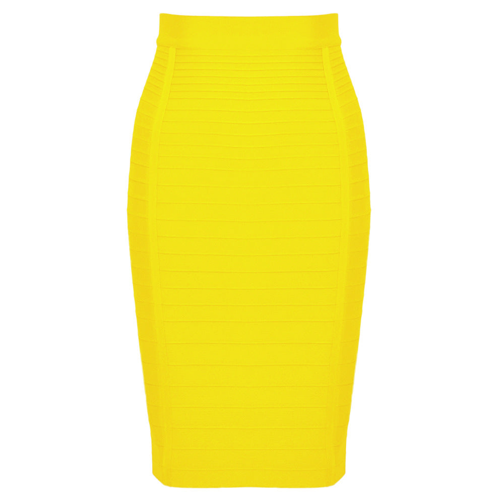 High-waisted bodycon skirt