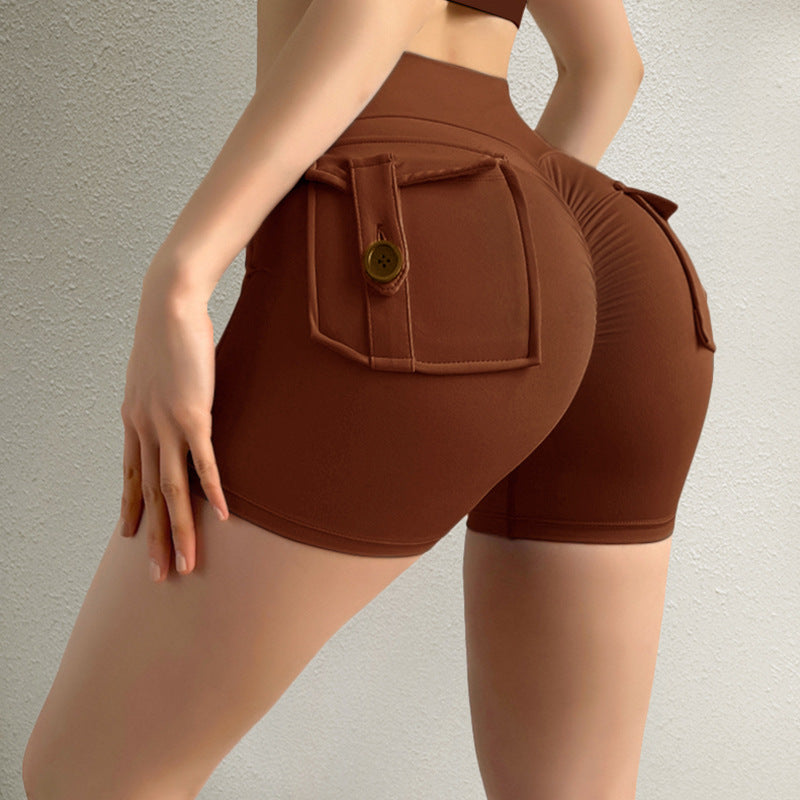 Hip-lifting yoga pants workwear style