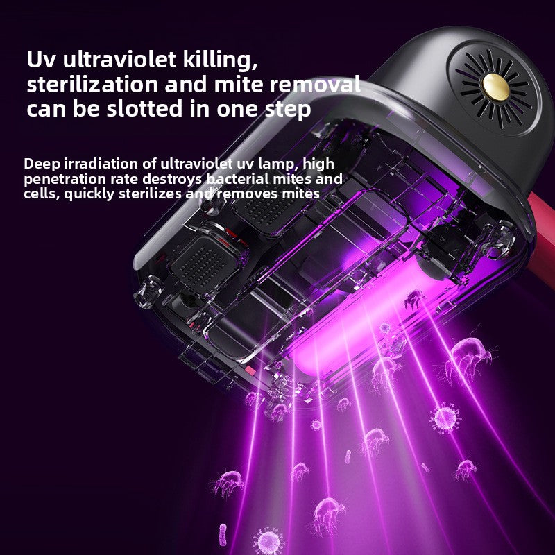 Home rechargeable mite removal device