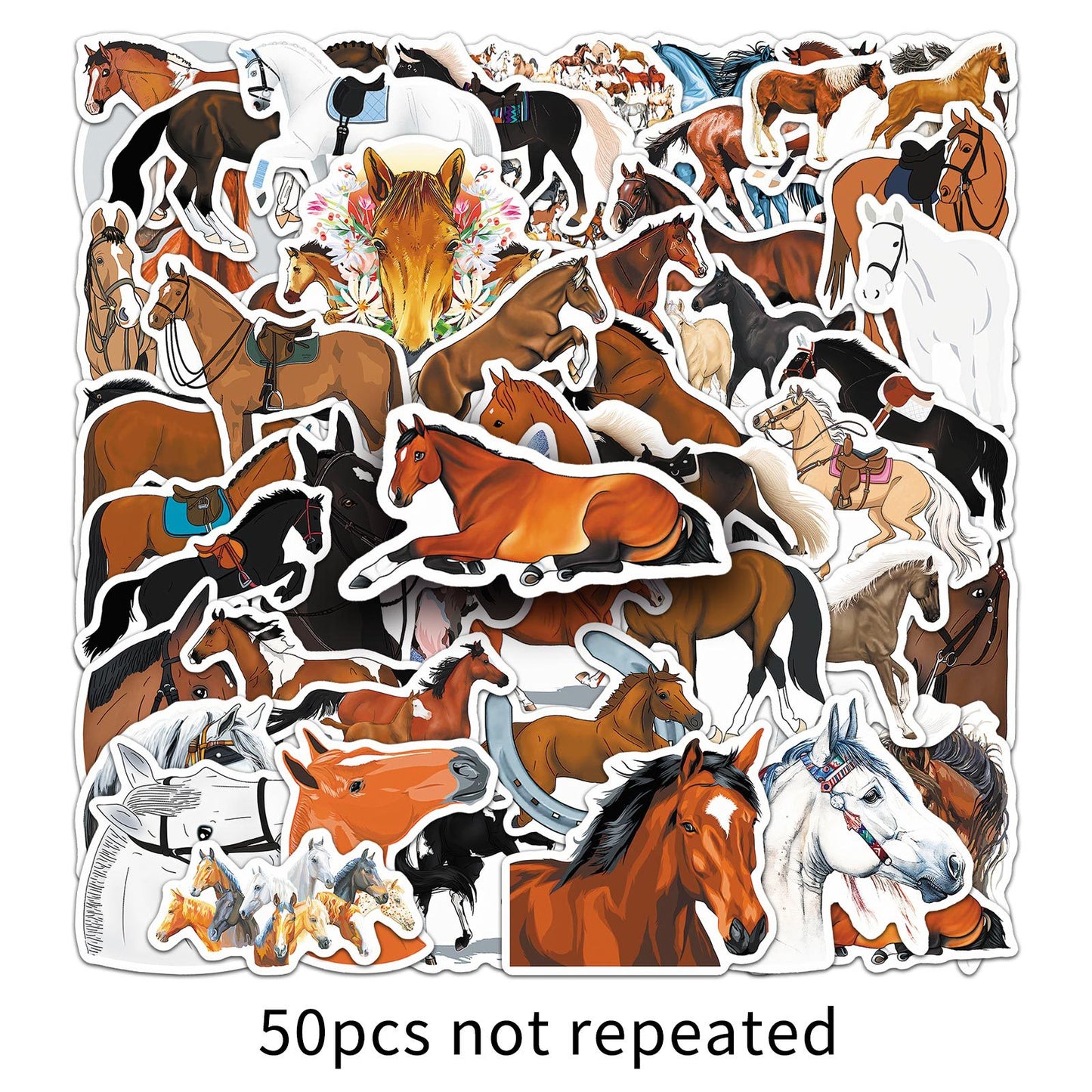 Horse Graffiti Vinyl Stickers for Personalization