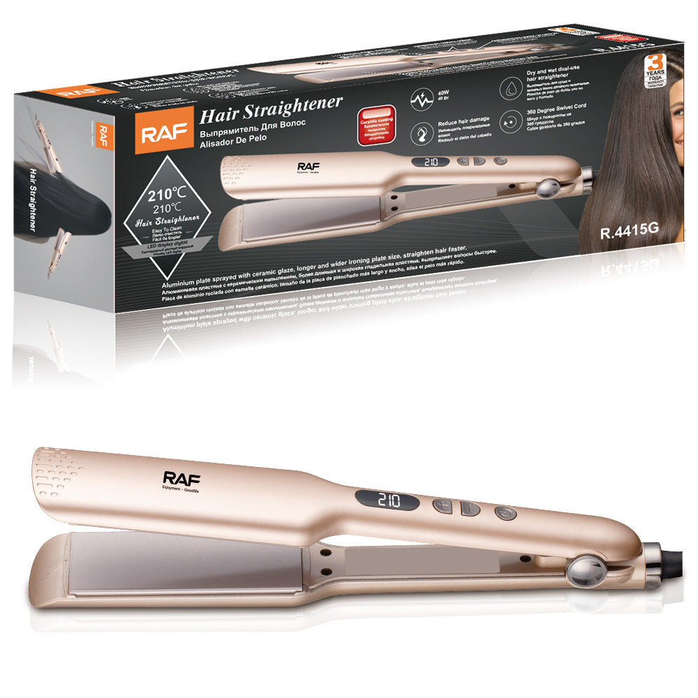 Household fluffy hair root straightening clips
