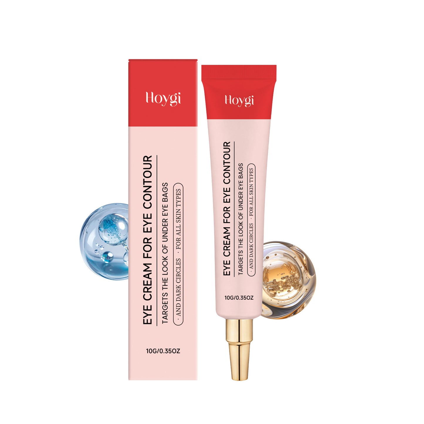 Hoygi Radiant Care Eye Cream Provides Daily Gentle Hydration and Nourishment for the Skin Around the Eyes, Promoting Elasticity and Softness