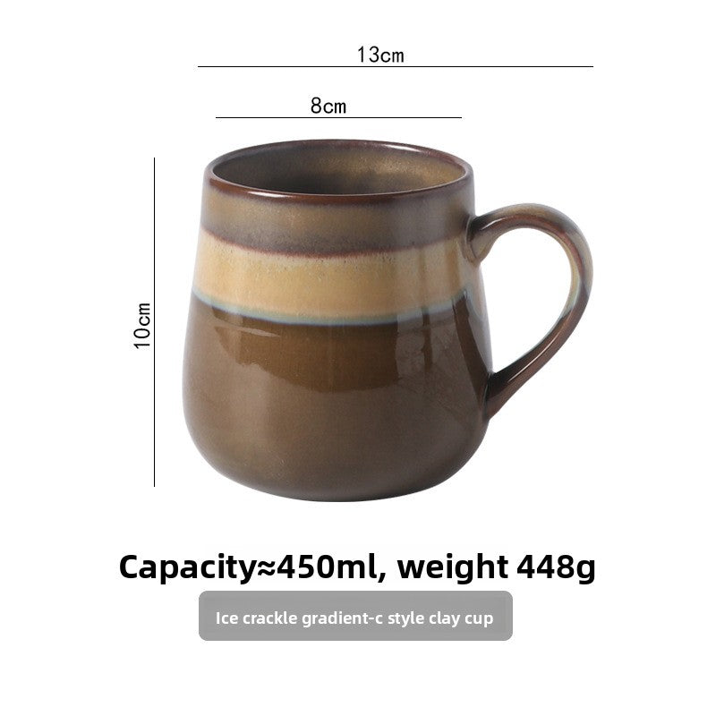Ice crack gradient mug