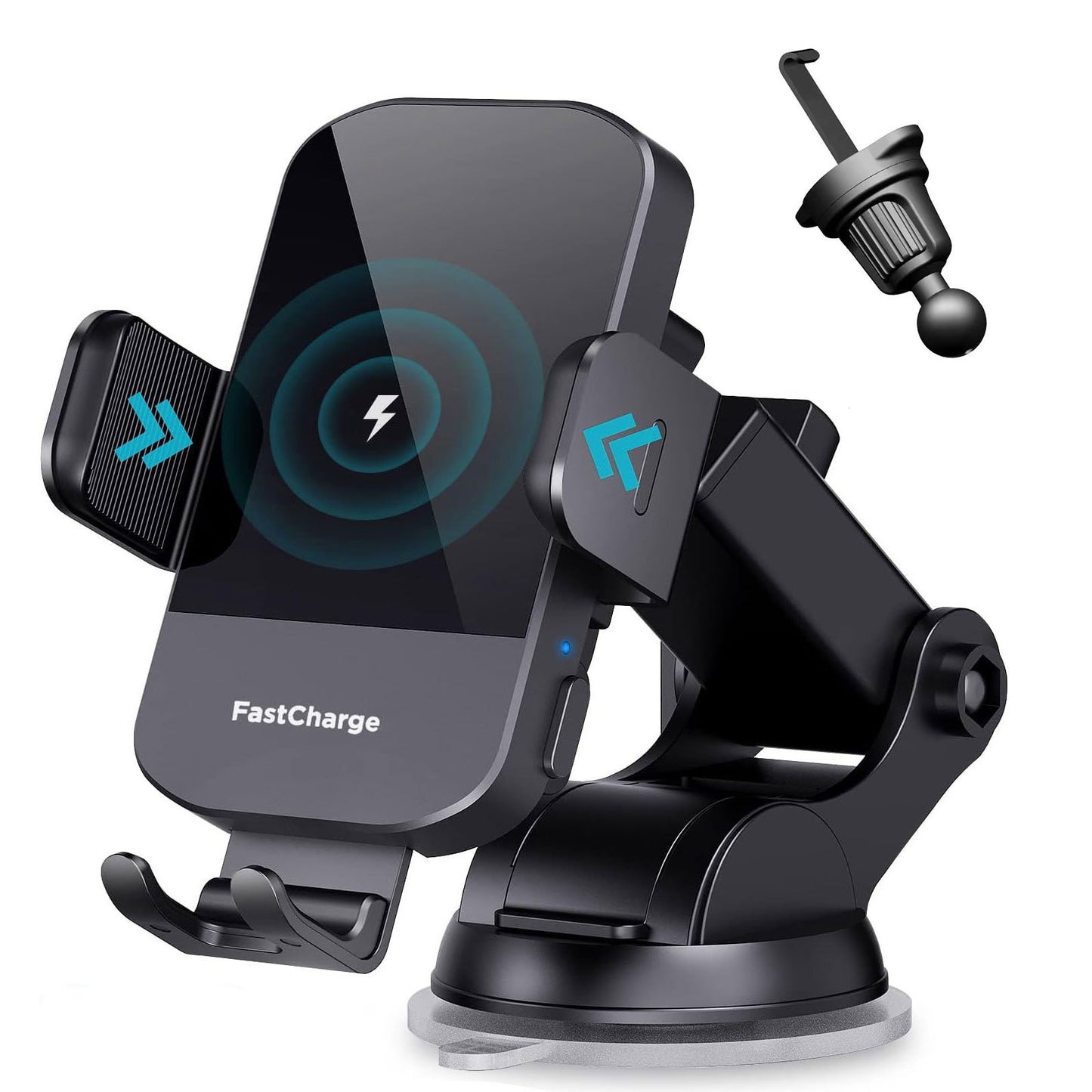 In-car wireless charging mount