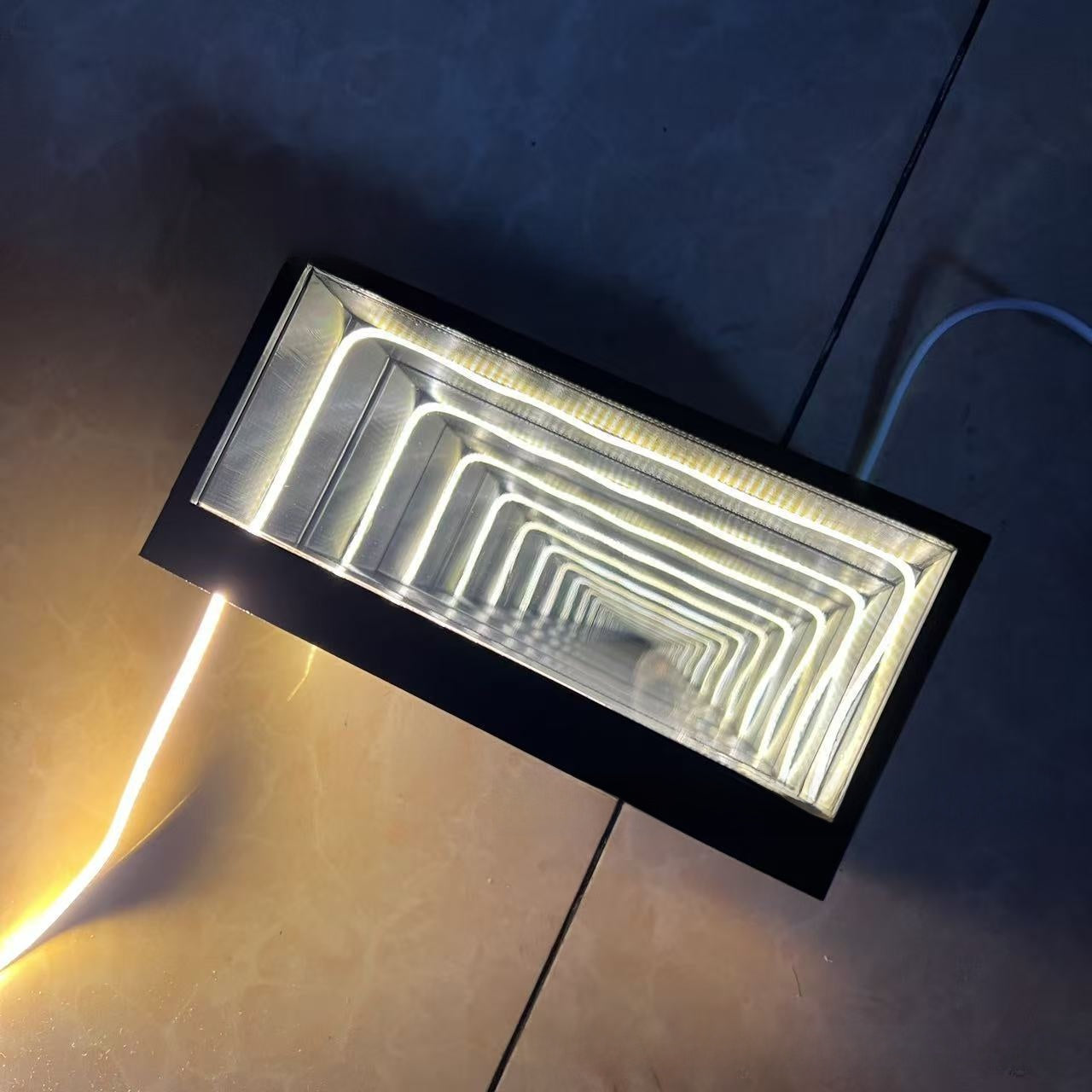 Infinity Garage Luminous Keychain with USB Charging