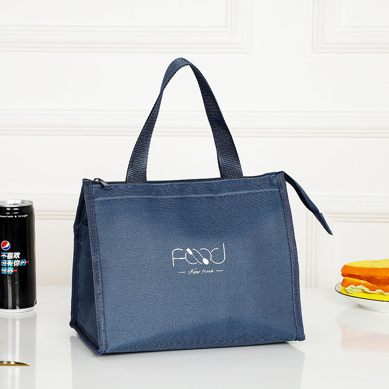 Insulated Oxford Cloth Lunch Bag with Aluminum Foil