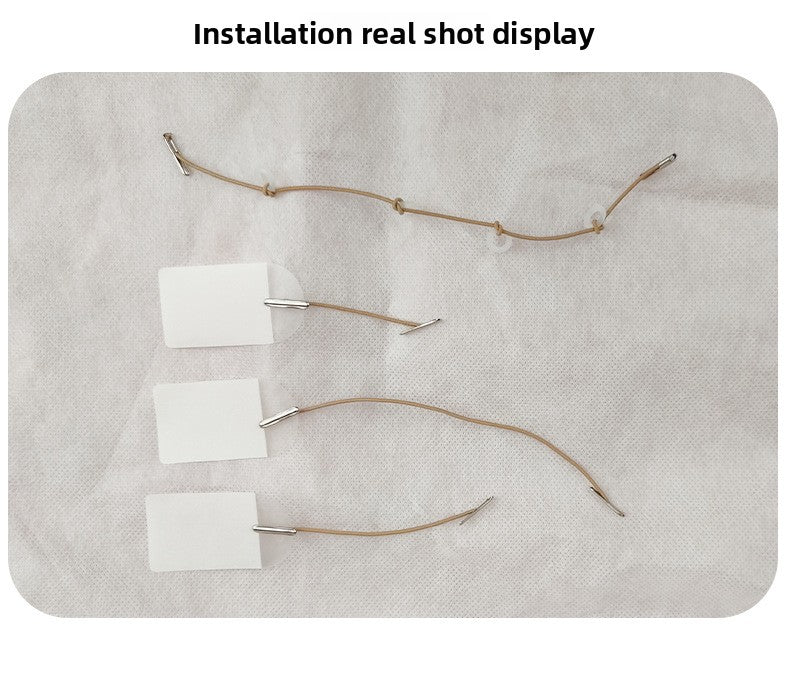 Invisible Facial Lifting Patches with Elastic Ropes