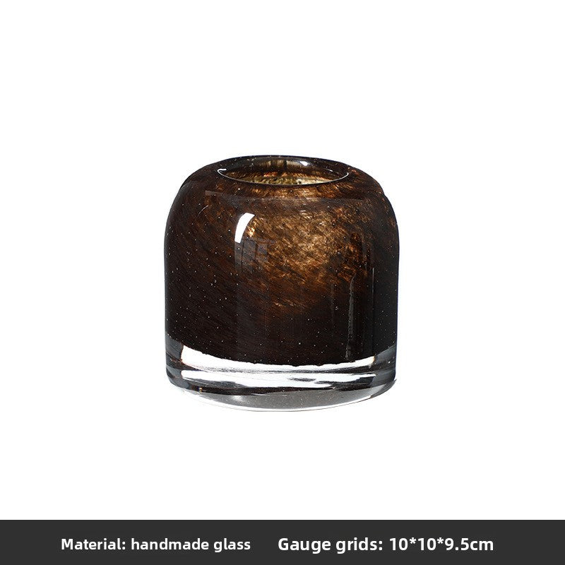 Italian Minimalist Glass Flower Vase