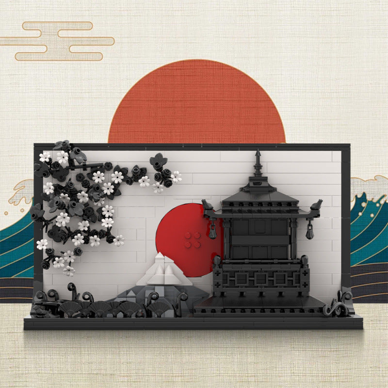 Japanese Art Style Educational Building Blocks