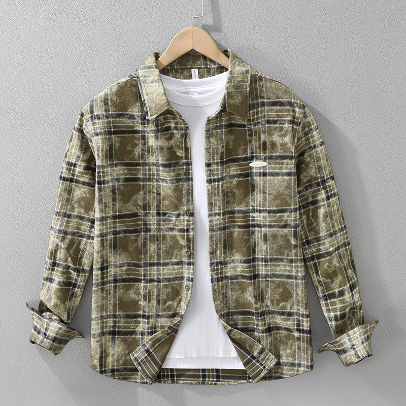Japanese Plaid Long Sleeve Shirt