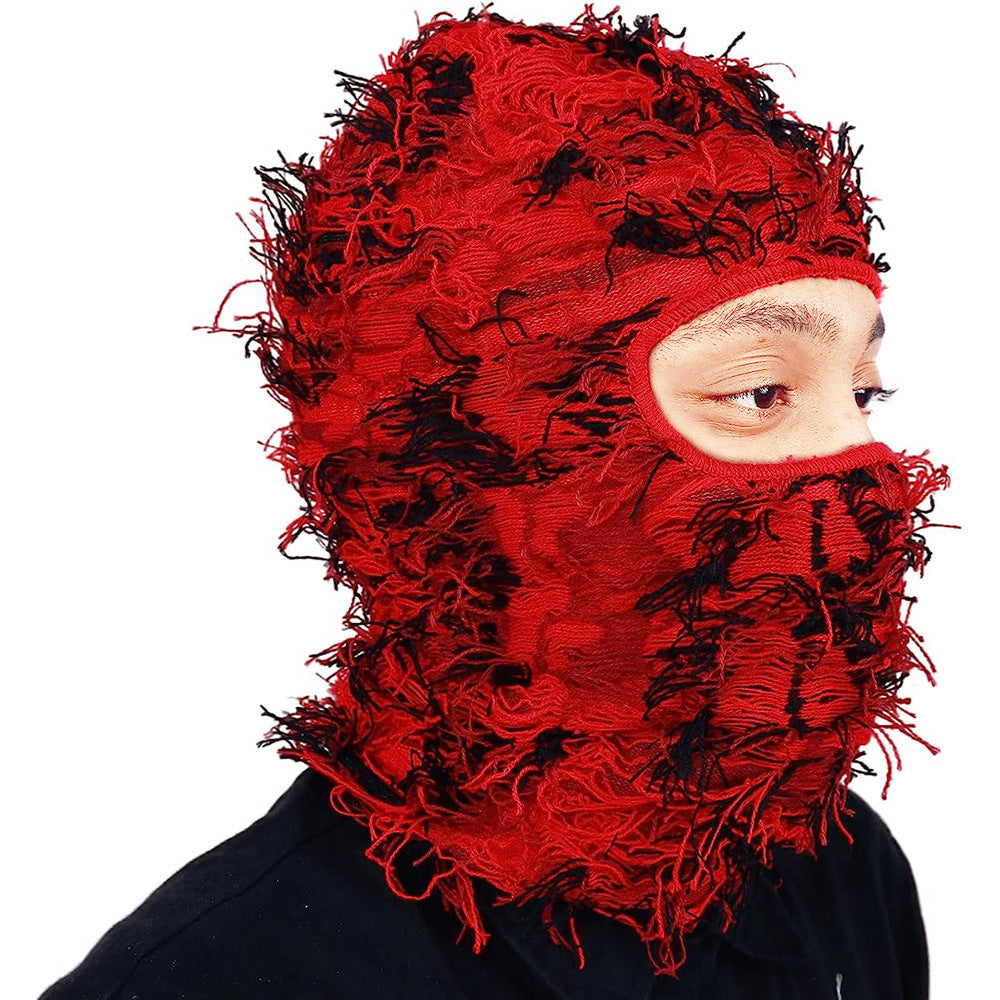 Knitted Acrylic Balaclava Winter Hat