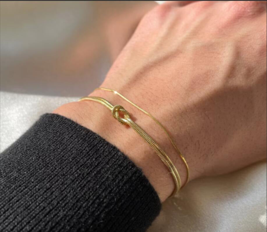 Knot Couple Bracelet Set