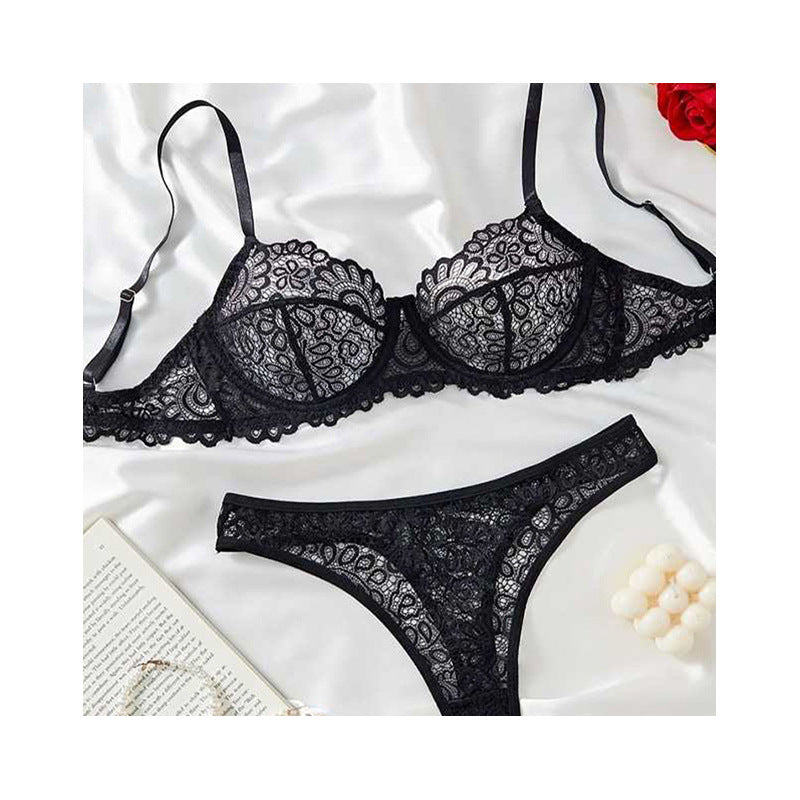 Lace Bra and Panty Set