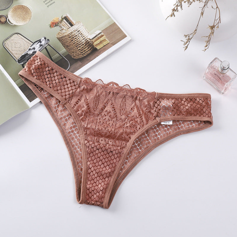 Lace Women's Underwear High-End Sexy Transparent Lace