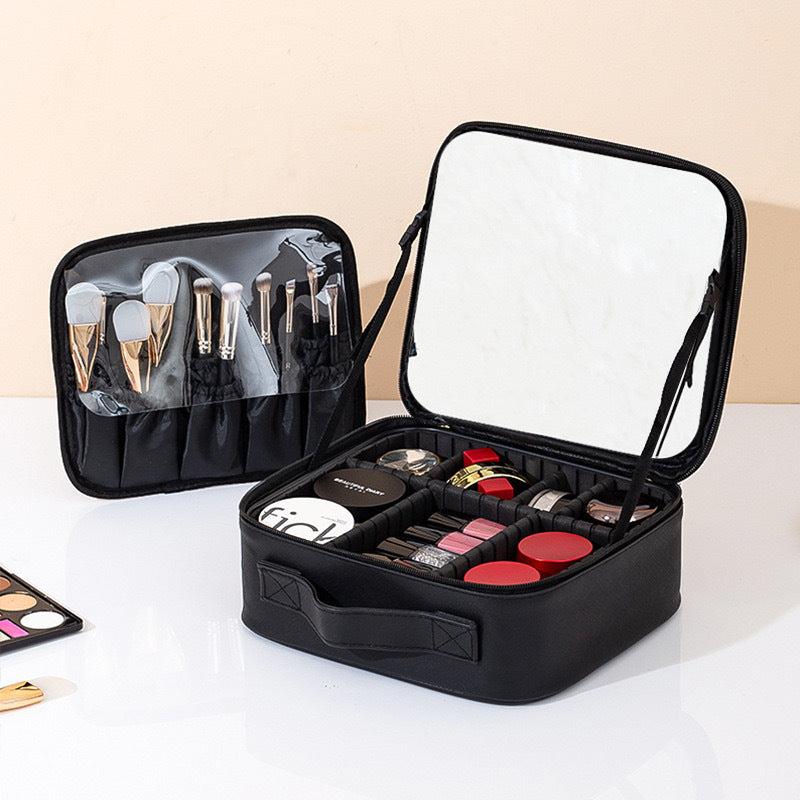 Large-capacity cosmetic bag for storage