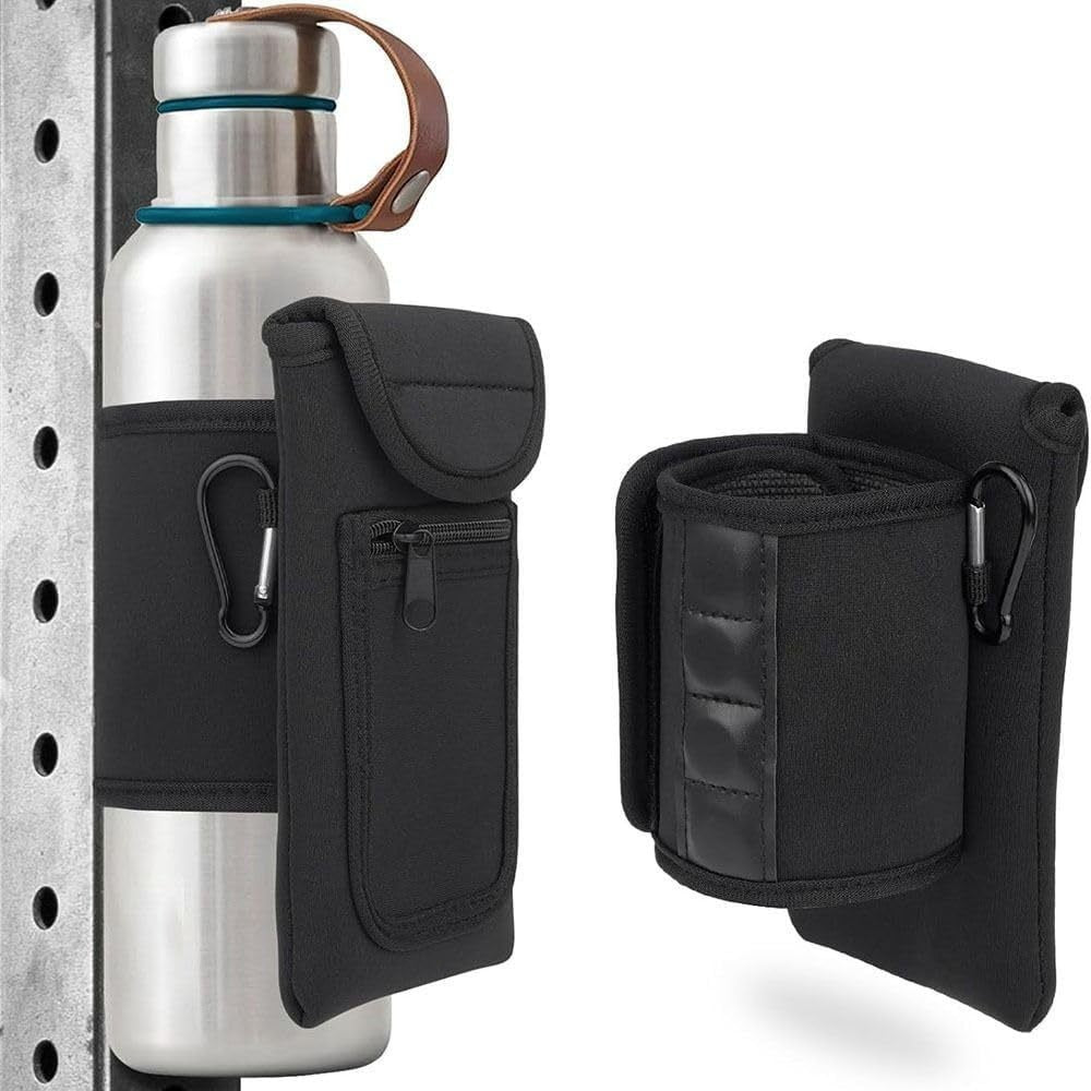 Large-capacity magnetic fitness water bottle bag