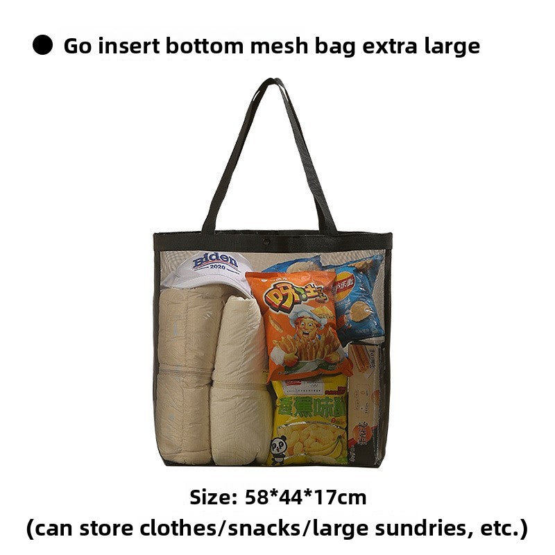 Large Capacity Mesh Beach Storage Bag
