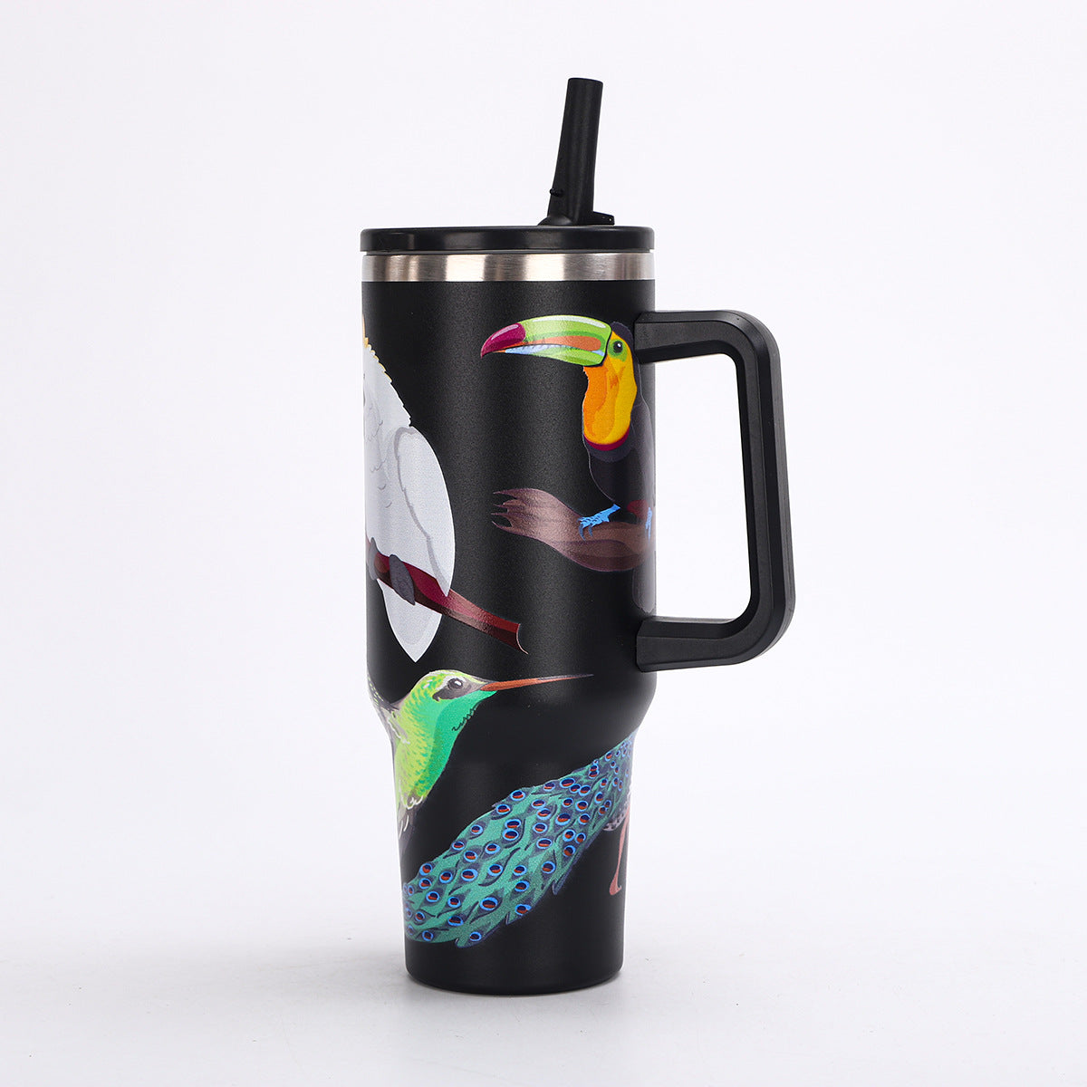 Large-capacity portable water bottle