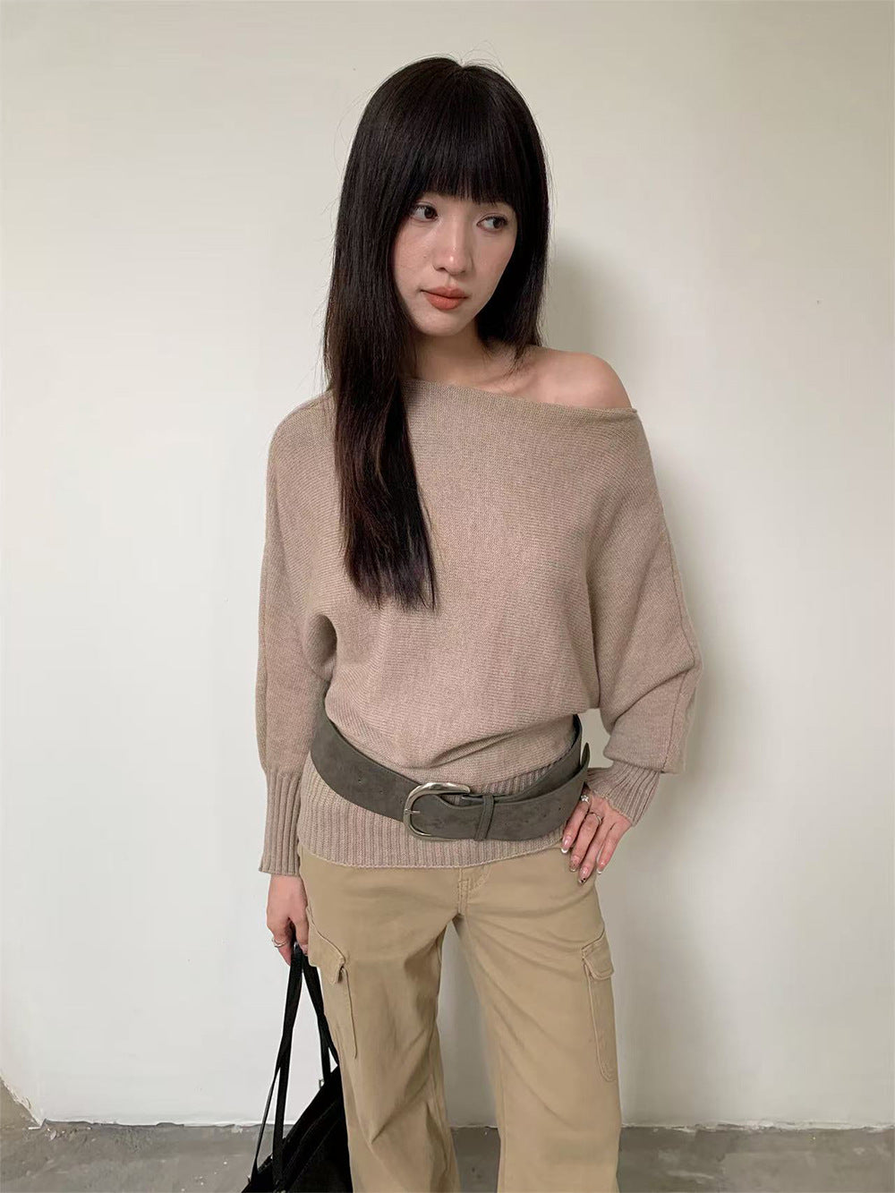 Lazy Style Long-Sleeved Knitwear