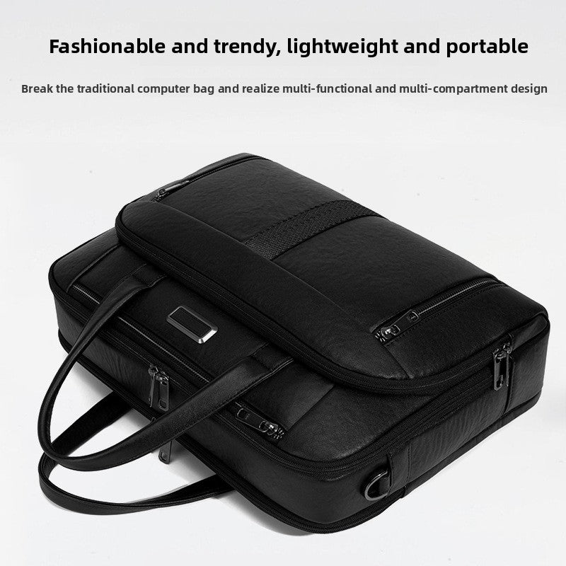 Leather briefcase