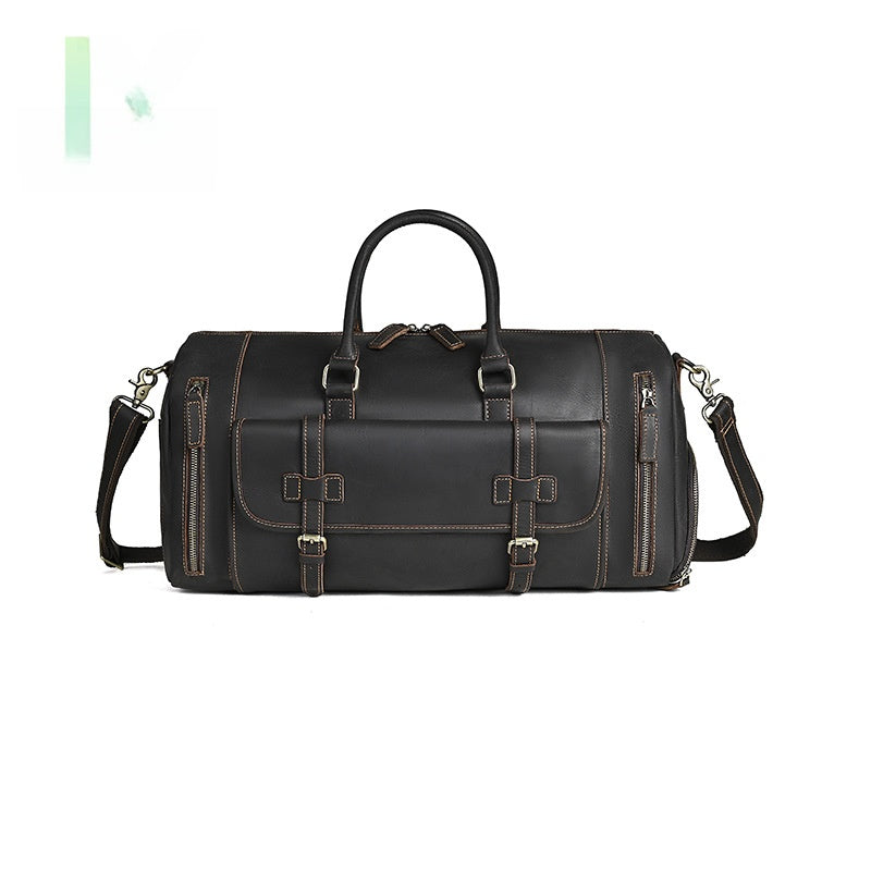 leather travel bag