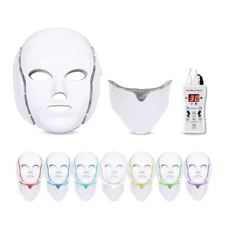LED Beauty Mask Photon Rejuvenation Device 7-Color Spectrum Skin Care