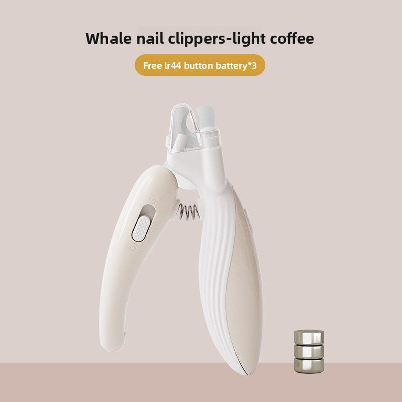 LED Illuminated Pet Nail Clippers with Bloodline Visibility