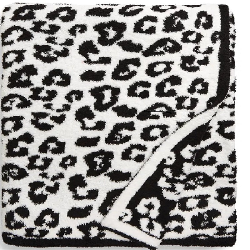Leopard Print Fleece Blanket