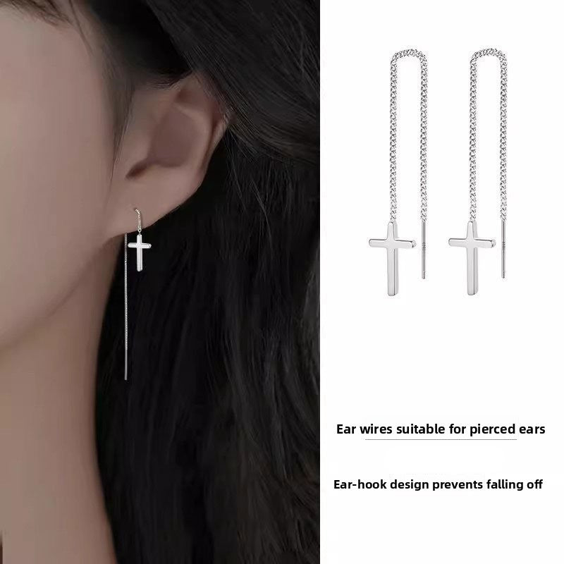 Long tassel earrings