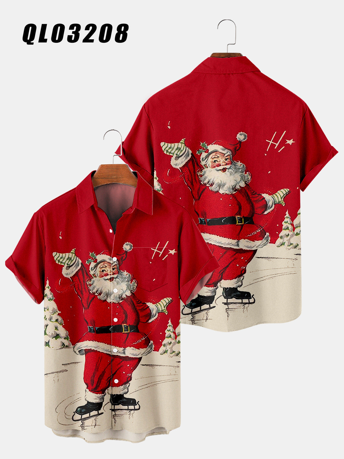 Loose short-sleeved shirt