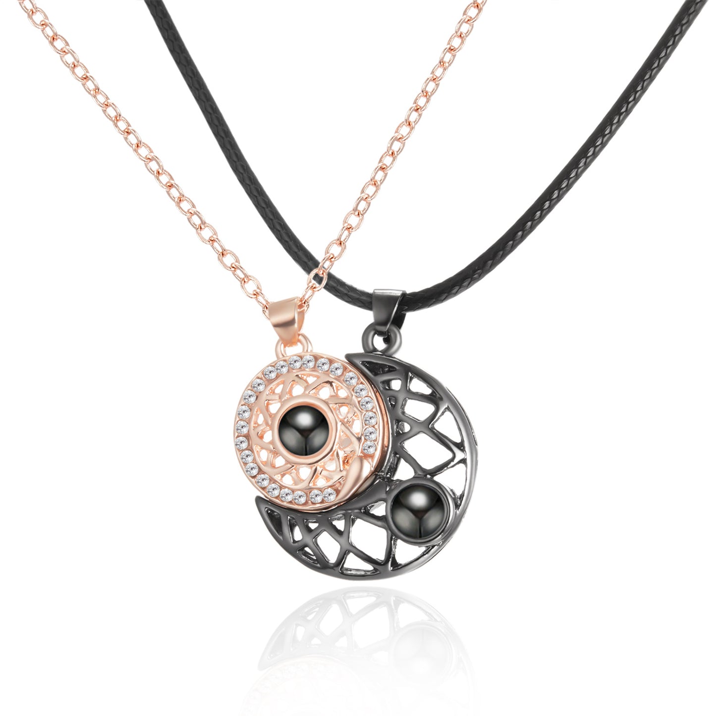 Magnetic Attraction Couple Necklace
