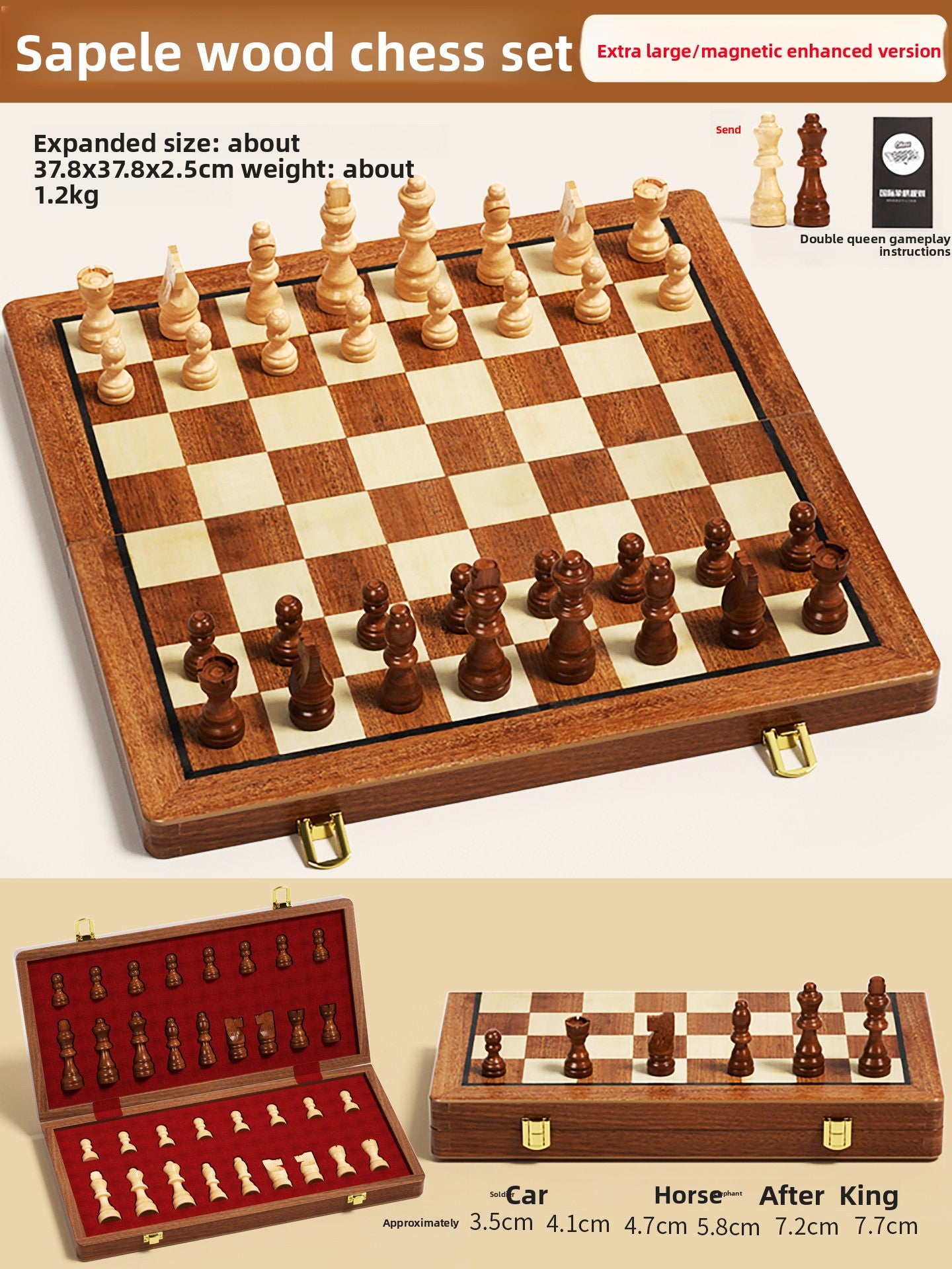 Magnetic chessboard