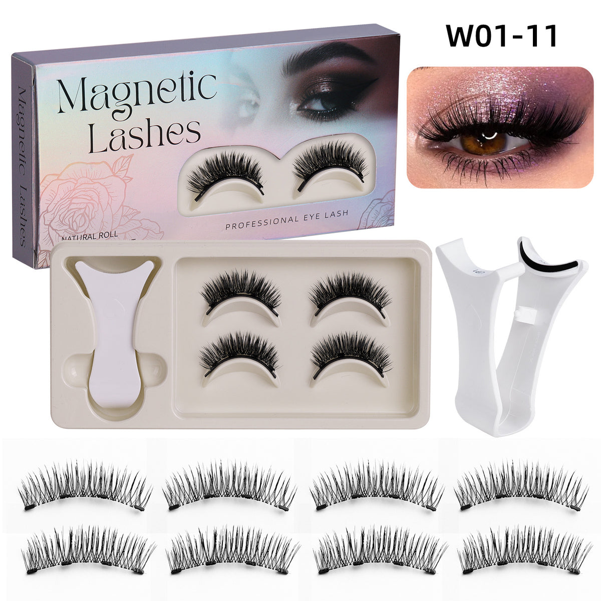 Magnetic False Eyelashes