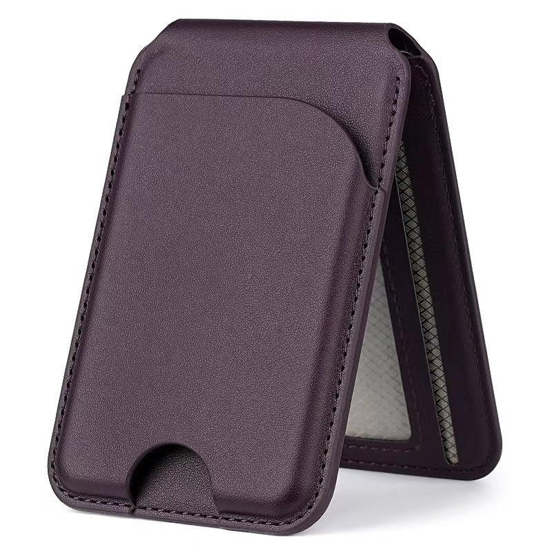 Magnetic iPhone Card Holder with Rotating Mirror Window