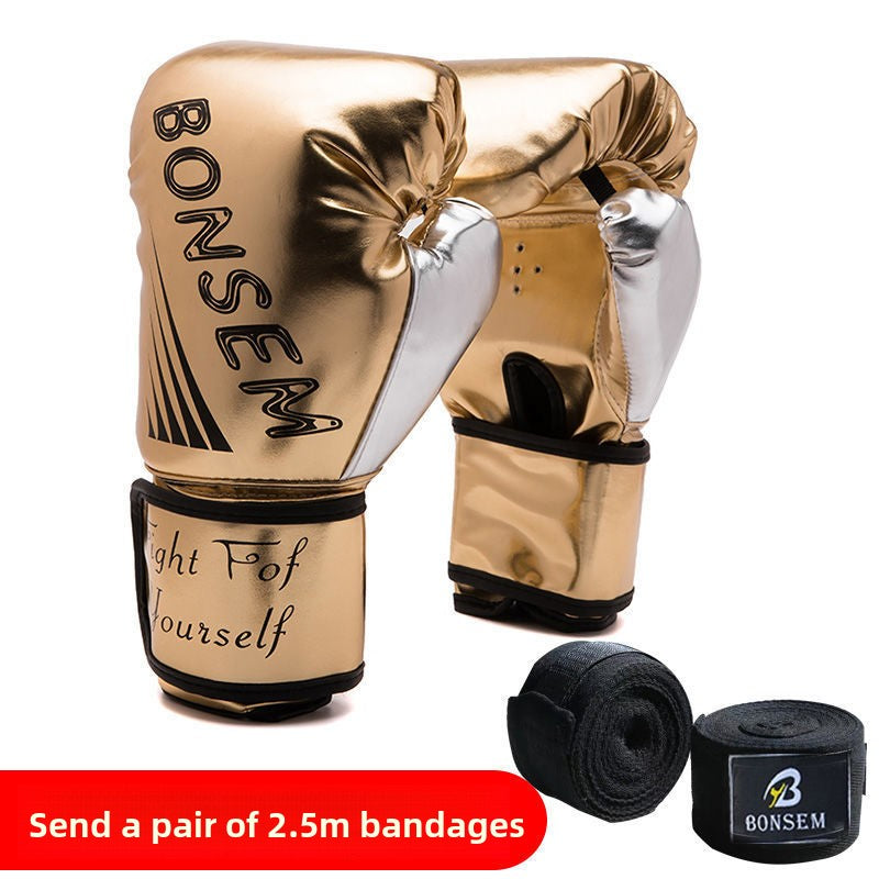 Male and female adult boxing gloves