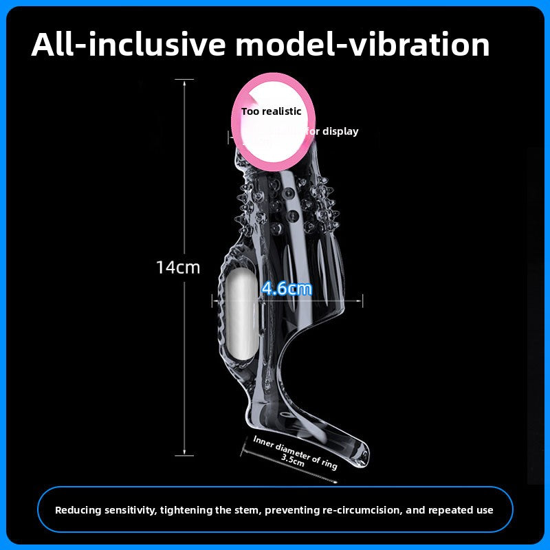 Male Pleasure Ring with Vibration Options