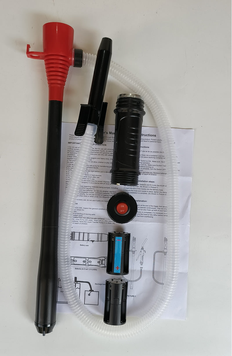 Manual Fluid Transfer Pump with Dual Voltage
