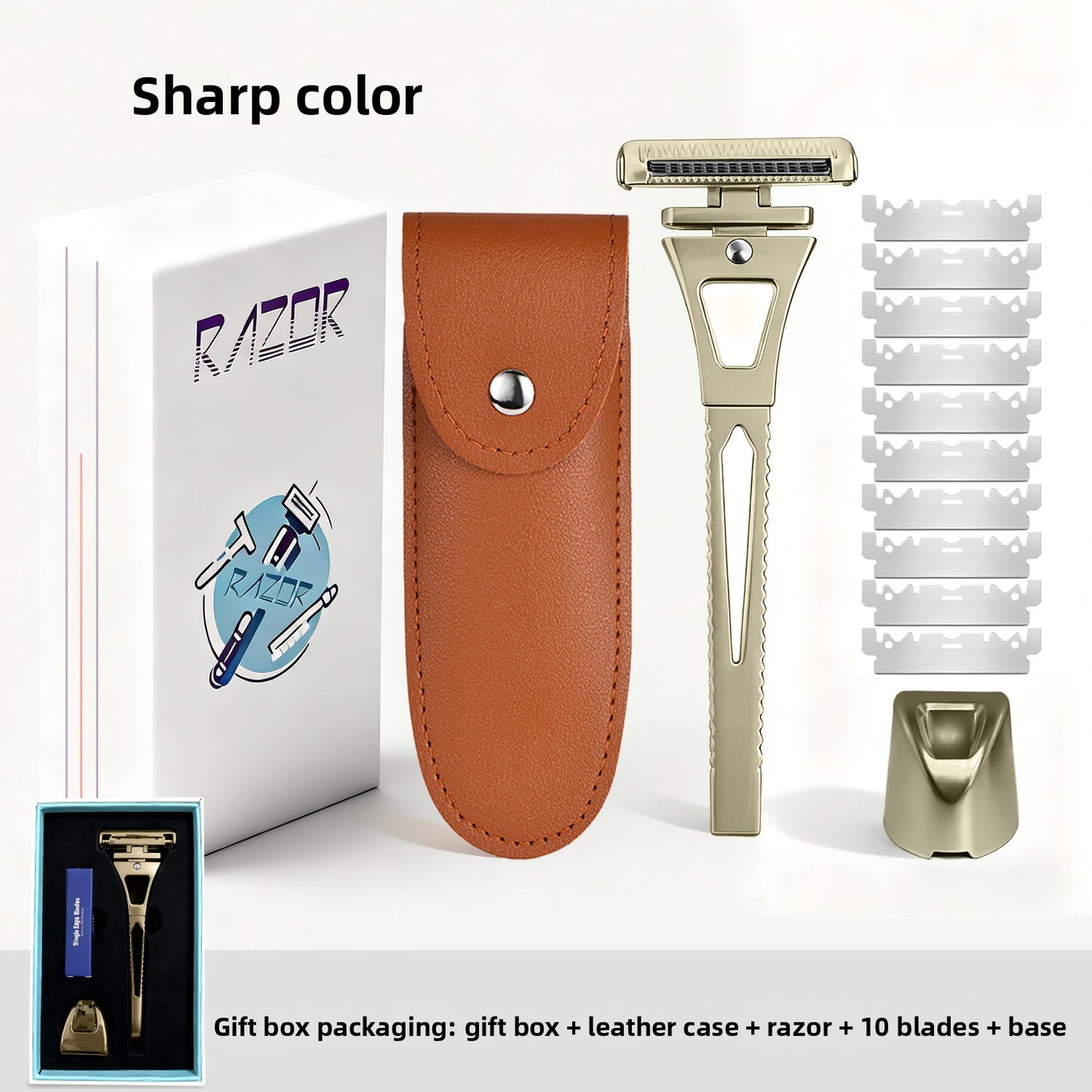 Manual Shaving Razor Set