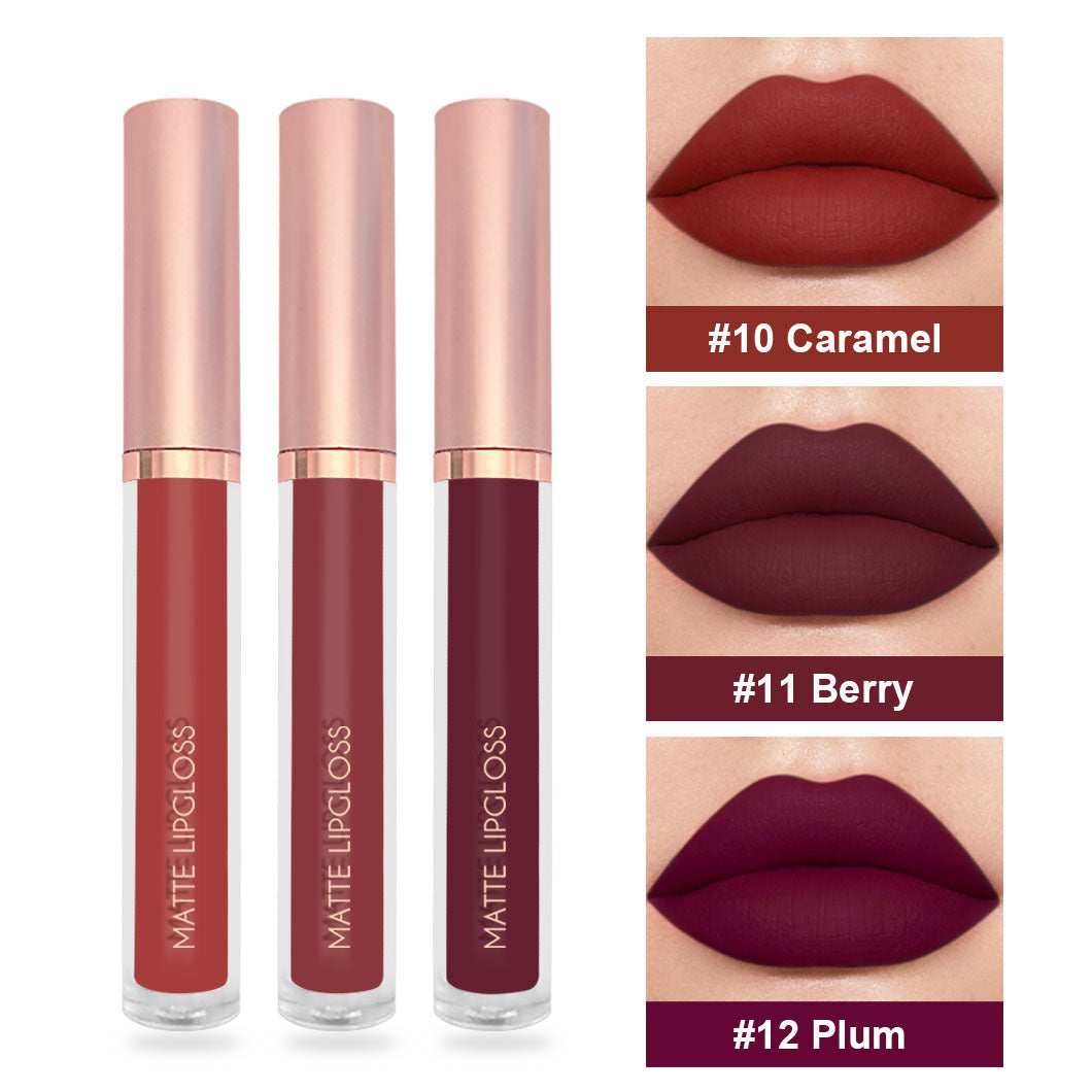 Matte Lip Gloss Trio Set