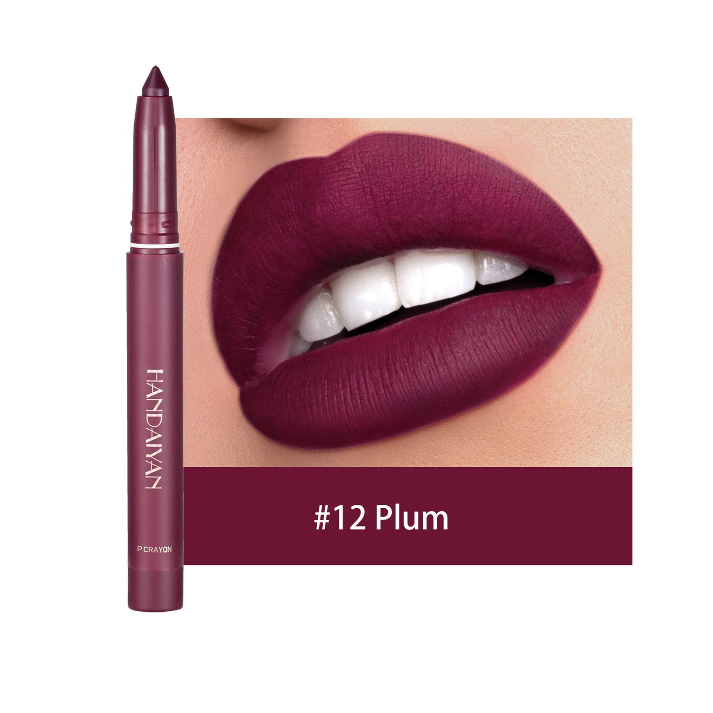 Matte Lipstick Lip Liner Dual Use Pen