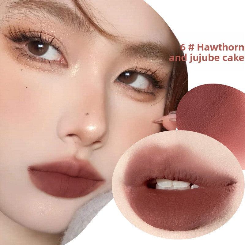 Matte lipstick with a frosted finish