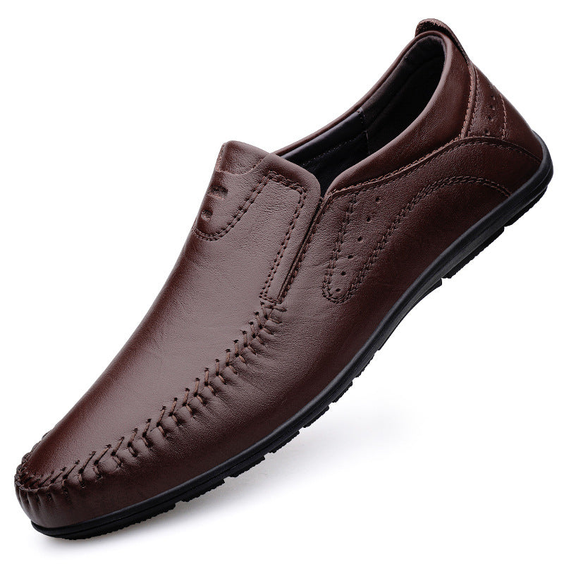 Men Casual Leather Driving Shoes