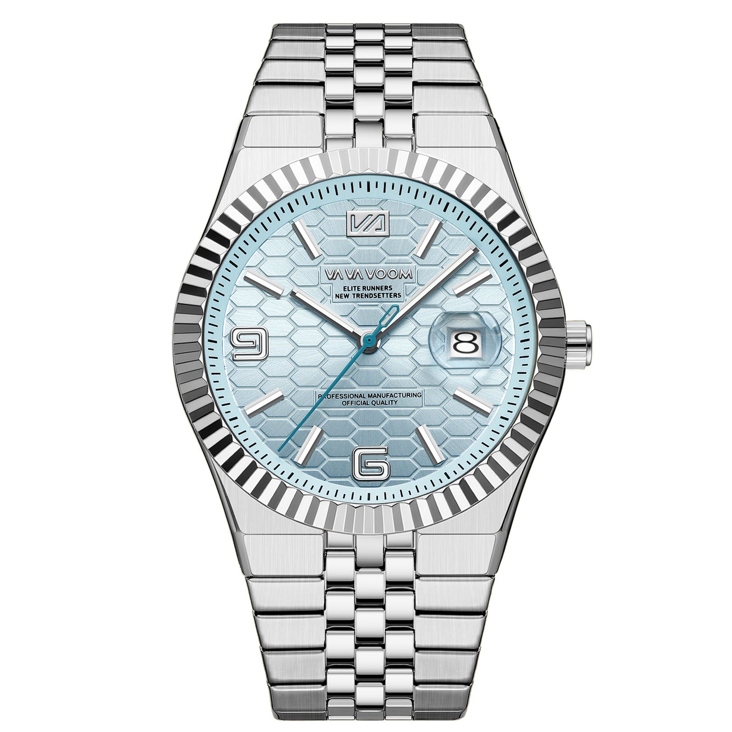 Men's Business Steel Band Calendar Watch