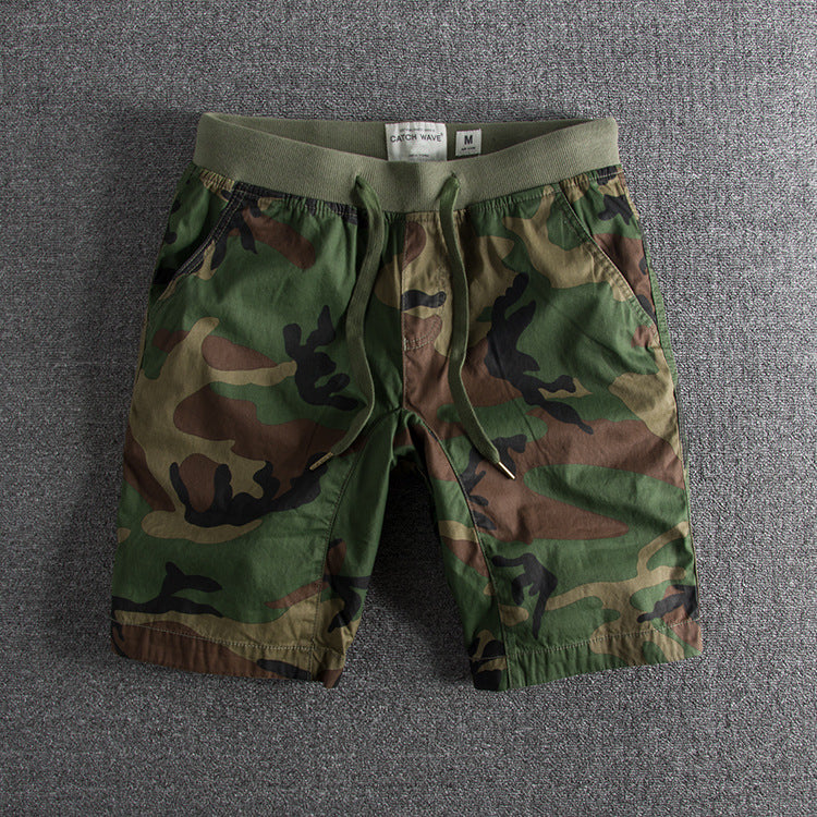 Men's Casual Camouflage Shorts Loose Fit Summer Sports Shorts