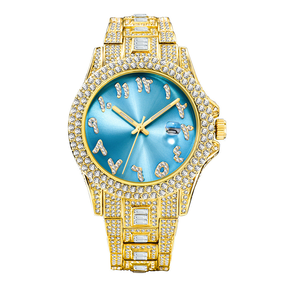 Men's Diamond Accent Quartz Watch
